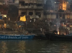 The fires are cremations.