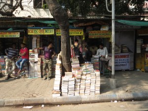 One tiny sample of the bookshops--there are blocks of them.