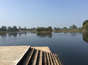 There are several remaining lakes in the town.