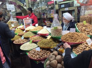 Imported almonds-from California!