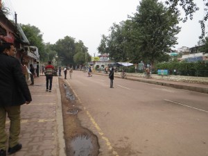 Bustling metropolis of Khajuraho.