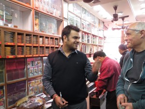Fellow on the left had us sample all the spices--great sales experience.